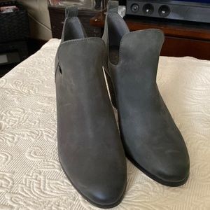 Vince Camuto Grey Faux Suede Bootie